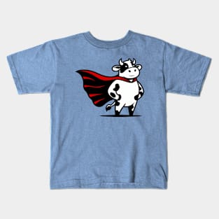 Superhero Cow Kids T-Shirt